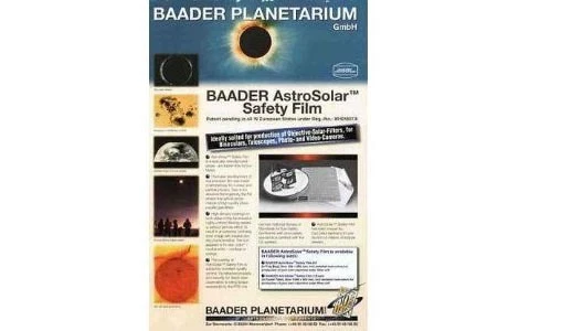 SofiA4v Baader SONNENFILTERFOLIE 20 x 29 cm für Sonnenfilter Selbstbau