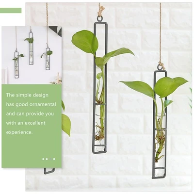  3 Pcs Blumentöpfe Hängend Glas Blumentopf Hängende Hydroponische Glasvase - Bild 1 von 4
