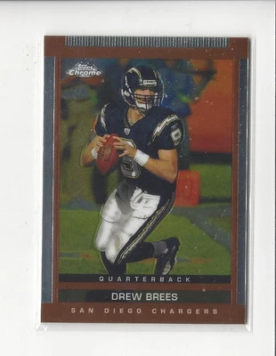 2003 Topps Draft Picks and Prospects Chrome #82 Drew Brees Chargers - Image 1 of 2