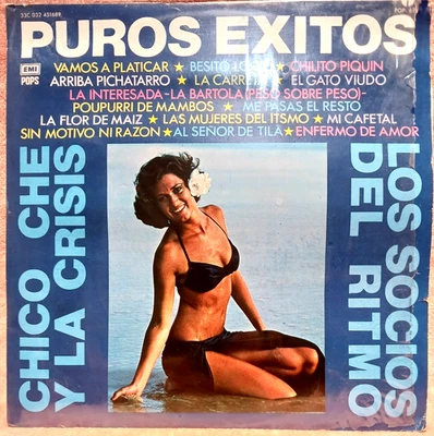 Puros Exitos Los Socios Del Ritmo Chico Che Y La Crisis POP-622 vinilo 1976 Foto 1 de 3