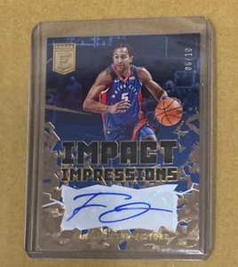 2021-22 Donruss Elite Impact Impressions Frank Jackson Auto # II-FJA 06/10 - Picture 1 of 2