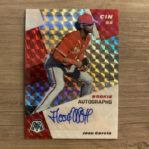 Panini Mosaic Rookie Auto Mosaic 2021 José Garcia #RAM-JG Auto RC - Imagen 1 de 1