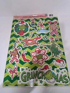 Dr. Seuss™ The Grinch Christmas Window Clings Holiday Decorations Sally&Max New - Picture 1 of 9