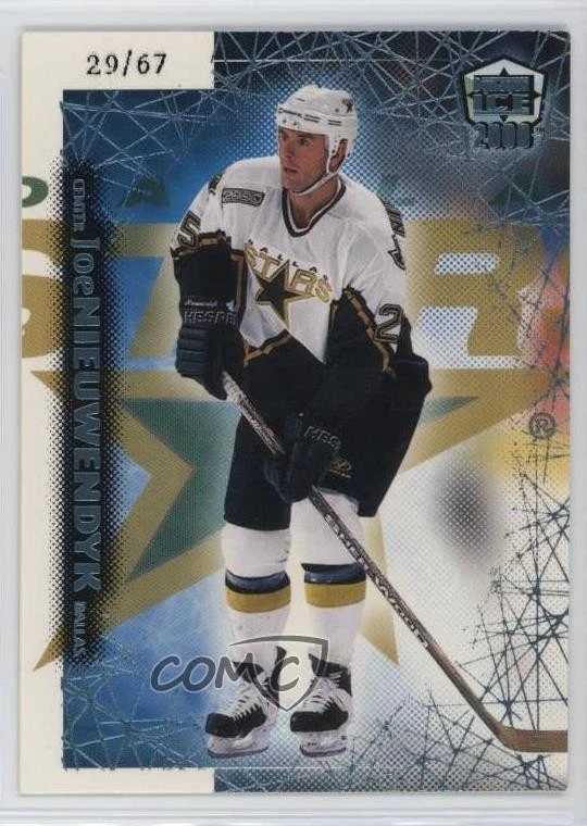 1999-00 Pacific Dynagon Ice Blue /67 Joe Nieuwendyk #69 HOF - Image 1 of 2