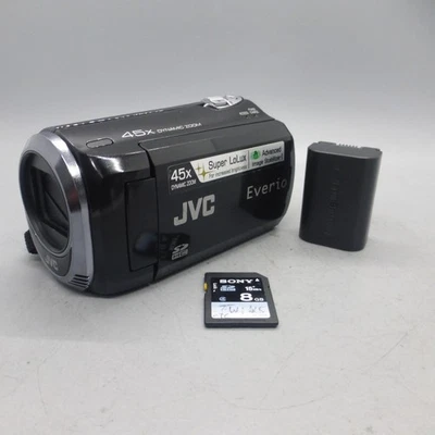 JVC Everio GZ-MS110BEK Handheld High Definition HDD Camcorder Black Tested - Image 1 of 4