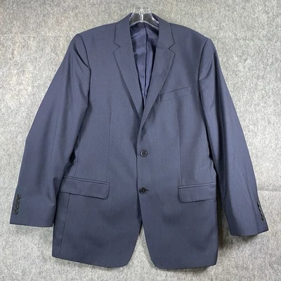 Versace Collection Suit Jacket Men's US 42R Blue Single Breast 2 Button - Image 1 of 4