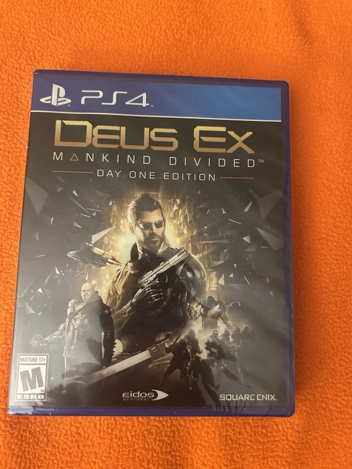 Deus Ex: Mankind Divided Day One Edition Sony PlayStation 4 SEALED - Image 1 of 1