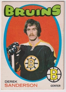 1971-72 O-pee-chee NHL #65 Derek Sanderson Bruins Calder - Imagen 1 de 2