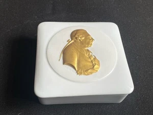 Kpm Berlin Schreibtisch Dose Mit Alten Fritz, Friedrich Der Große  - Bild 1 von 15