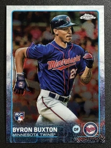 2015 Topps Chrome #203 Byron Buxton RC Minnesota Twins - Picture 1 of 2