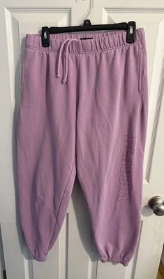 PLAYBOY Logo Sweatpants In Pink Color Size Medium - Image 1 of 4