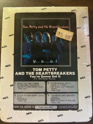 Tom Petty and The Heartbreakers You're Gonna Get It 8 Track Tape SEALED. MCA - Image 1 of 4