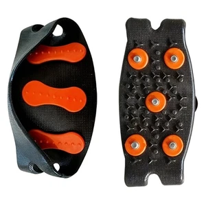 5 Teeth Ice Grips Heavy Duty Traction Cleats 5 Teeth Ice Snow Crampons - Picture 1 of 8