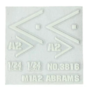 Henglong RC Tank 1/24 3816 053 USA M1A2 Abrams Panzer Decals Stickers Parts - Picture 1 of 2