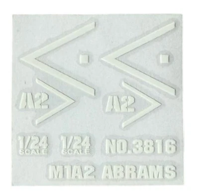 Henglong 1/24 RC Tank 3816 053 USA M1A2 Abrams Panzer Decals Stickers Parts - Image 1 of 2