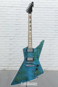 Schecter E-1 Electro Resin Electric Guitar - Yellow Electro Resin/Natural - Picture 1 of 1