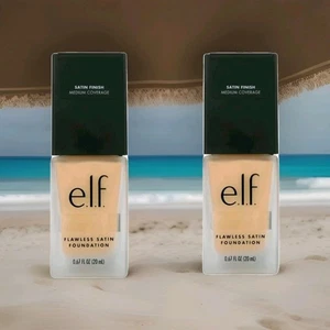 2 X e.l.f. Flawless Satin Foundation 250 Buff Medium Coverage VERSIEGELT  - Bild 1 von 1
