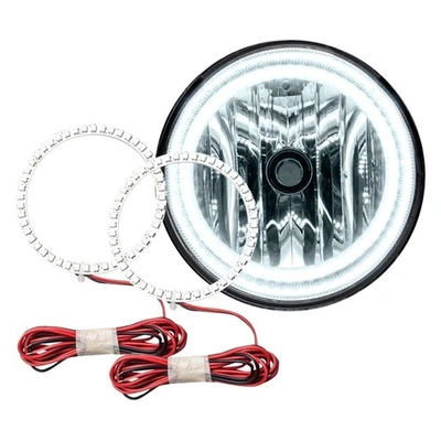 LED Fog Light Halo Ring Lights White For 2014-2018 Toyota Tundra Foto 1 de 4