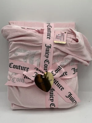 NWT Juicy Couture Pink Velvet Velour 2 Piece PJ Pajama Set Women’s Size XL - Image 1 of 2