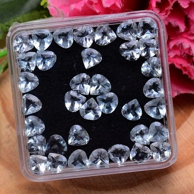 Lote al por mayor 36 piezas VVS topacio natural 5 mm pera corte facetado piedras preciosas sin tratar Foto 1 de 4