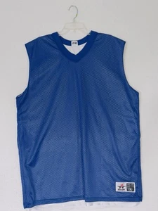 Camiseta deportiva reversible Alleson Quality para hombre talla XL azul y blanco - Imagen 1 de 6