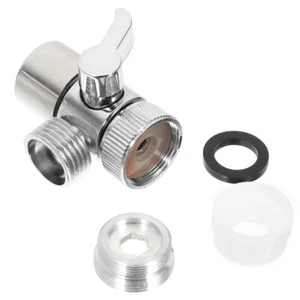 Wasserhahn Adapter 1 in 2 Out Waschmaschine Schlauch Splitter Wasserhahn Umsteller - Bild 1 von 7