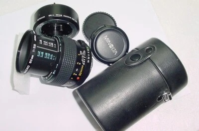 Minolta 50mm F/3.5 MD MACRO Lens with Minolta Extension Tube 1:2 - 1:1 - Mint - Image 1 of 4