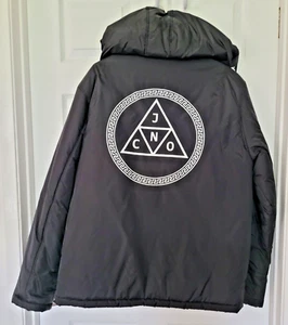 JNCO XL Black Hooded Ski Jacket/Puffer Been Worn Once Very Good Condition Rare - Picture 1 of 14