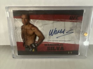 Wanderlei Silva 2010 knockout Ruby auto 5/8 UFC -62