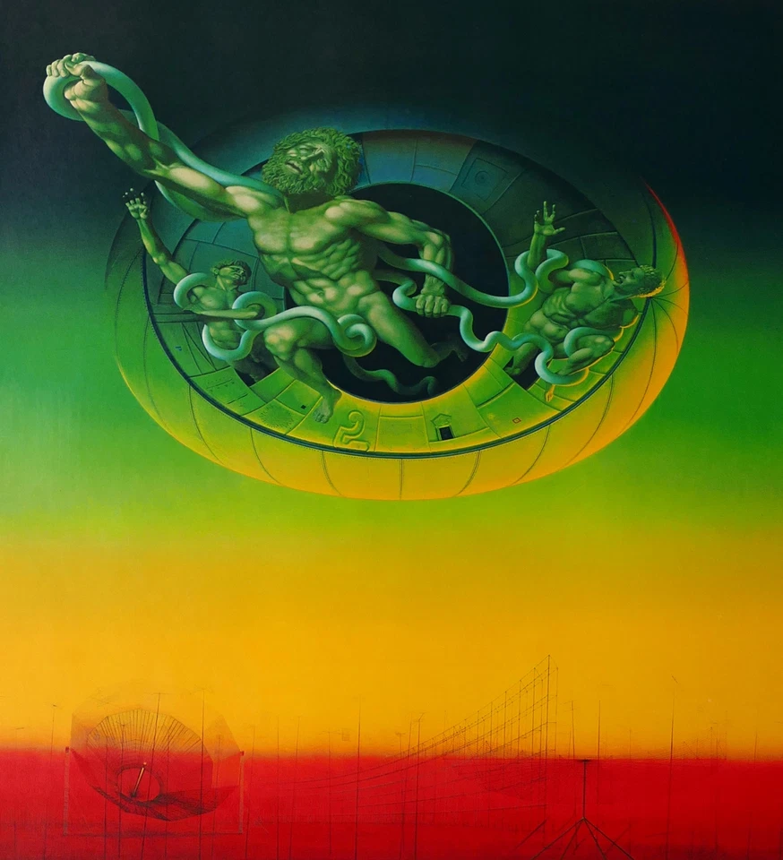 Rudolf HAUSNER, Laokoon - Kunstdruck handsigniert - Bild 1 von 1