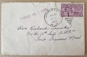 United States Special Delivery 10 Cents Stamp Postage Due 3 Cents Cover #8670 - Picture 1 of 1