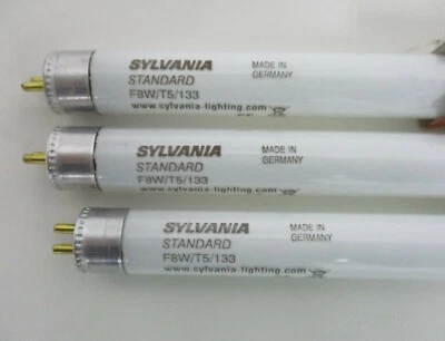 (AMPMECH) SYLVANIA TUBE, FLUO, F8W/T5/133 EMERGENCY LAMP PN#7095000001 - Image 1 of 3