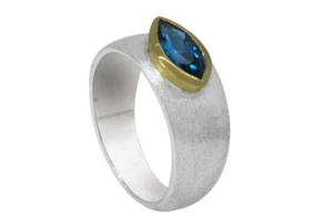 Blue Topaz Ring - 55 - Picture 1 of 1
