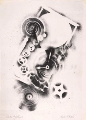 Andante Allegro Mechanical Surrealist Art Print – Horatio C. Forjohn – 1935 - Image 1 of 2