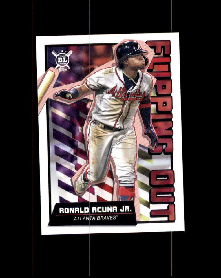 2020 Big League Ronald Acuna Jr Flipping Out Insert #FO-2 - Image 1 of 1