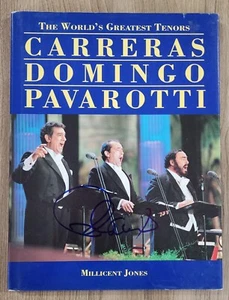 Placido Domingo Signed Greatest Tenors Hardcover Book Opera Singer LEGEND RAD - Bild 1 von 1