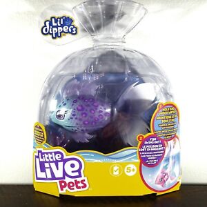 Little Live Pets Furtail Lil' Dippers Fish Magical Water Activated, Ages 5+