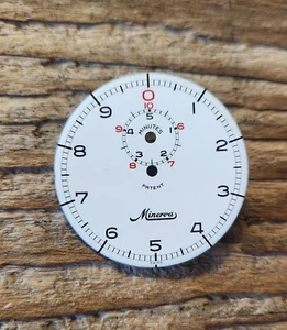 Vintage Minerva Stopwatch Dial. New Old Stock NOS - Picture 1 of 3