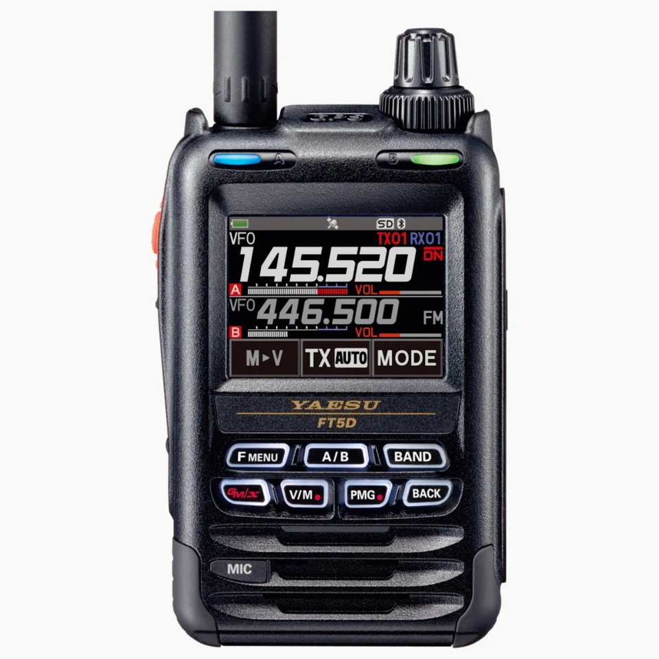 Yaesu FT5D HAM Digital Radio Transceiver C4FM FM 2m 70cm Bluetooth GPS Recording - Image 1 of 4