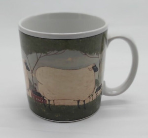 Warren Kimble Sheep Mug Animal Collection Sakura Coffee Cup Farmhouse Folk Art