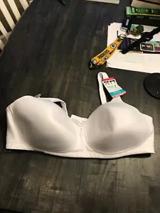 Radiant by Vanity Fair Womens Full Figure Back Straps convert Bra 40D star White - Picture 1 of 4