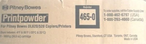 Toner genuino Pitney Bowes 465-0 para cartucho sellado de fábrica DL520- DL620 (1) - Imagen 1 de 1
