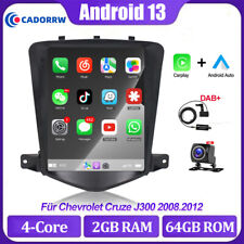 Produktbild - DAB+9.7" Android 13 GPS Navi Carplay Autoradio 64GB Für Chevrolet Cruze 2009-14