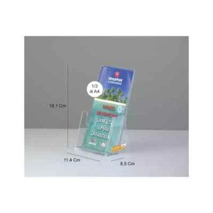 ESPOSITORE PORTA DEPLIANT PUBBLICITA' DA BANCO UFFICIO SCRIVANIA NEGOZIO PDB102 - Foto 1 di 2