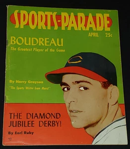 1949 - SPORT PARADE - Vol.1 No.1 - LOU BOUDREAU on cover - MAGAZINE - ORIGINAL - Picture 1 of 4