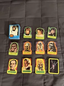 1977 Star Wars Series 1 Blue Trading Cards collection 66/66 plus 11/11 Stickers - Picture 1 of 6