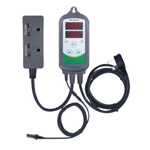 Temperature Controller Thermostat Heat Cool 308S Aquarium Fish Tank Probe Sensor - Picture 1 of 12