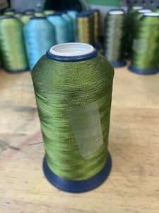 5500y Robison-Anton Embroidery Thread (Used) Rayon Olive Drab #6817 - Picture 1 of 2