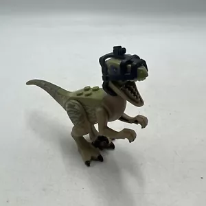 LEGO Dinosaurio Raptor / Velociraptor Verde Oliva Espalda MUNDO JURÁSICO - DELTA - Imagen 1 de 2