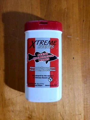 Xtreme Scents Scent Eliminator Wipes -Eliminates Human Scent, Fish Odors, Blood+ - Image 1 of 4